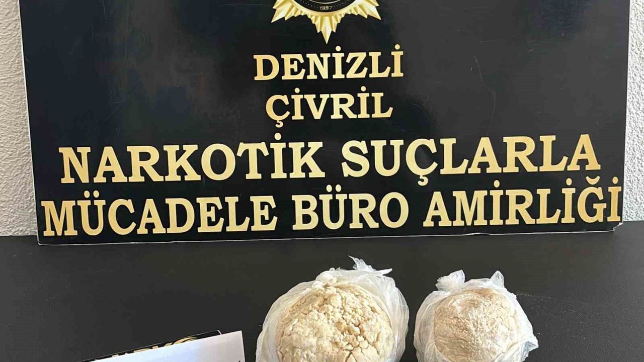 Denizli'de 1 milyon kullanımlık uyuşturucu madde ele geçiril