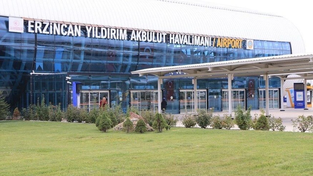 Erzincan Havalimanı mayısta 35 bin 563 yolcuya hiz