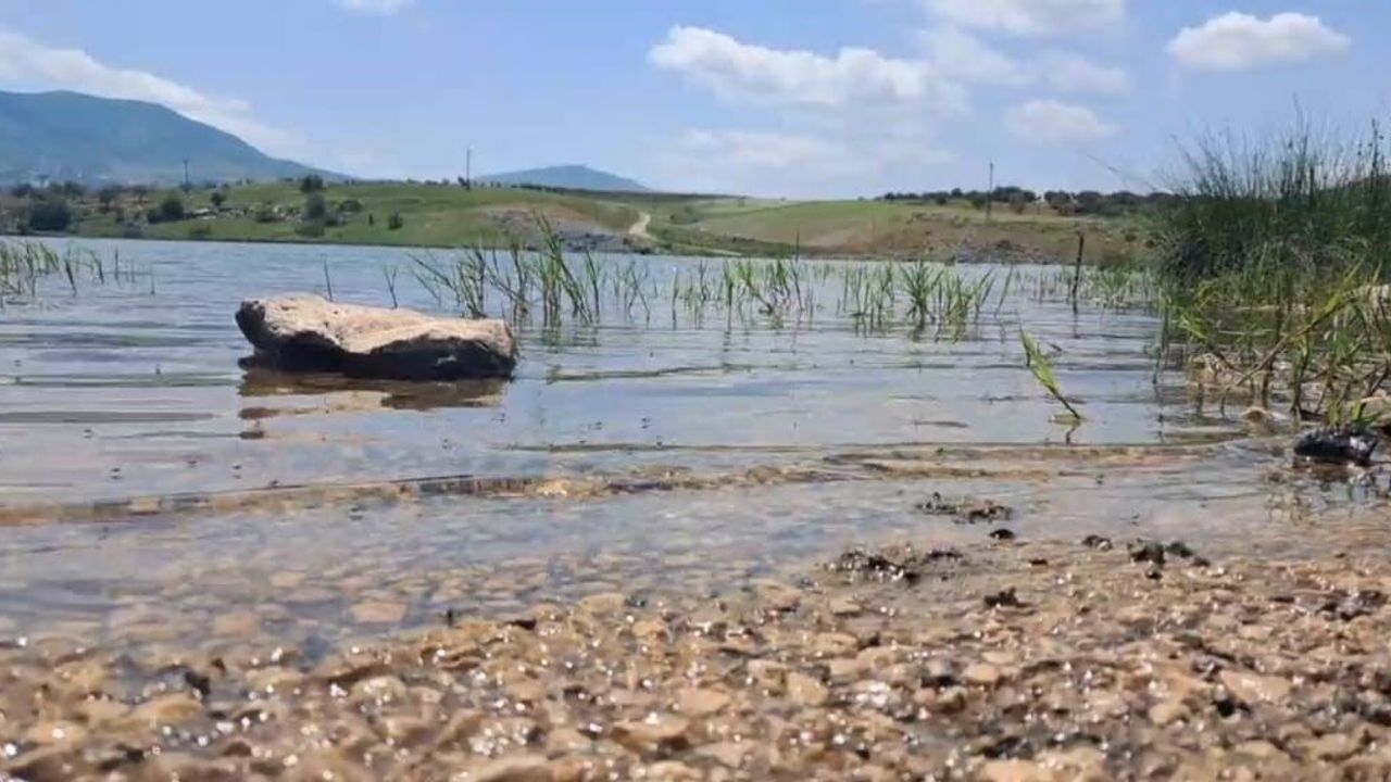 Kilis'te yağışlar göletlerde su seviyesini yükseltti