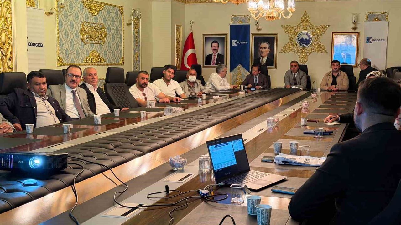 KOSGEB destek programları Ağrı'da tanıtıldı