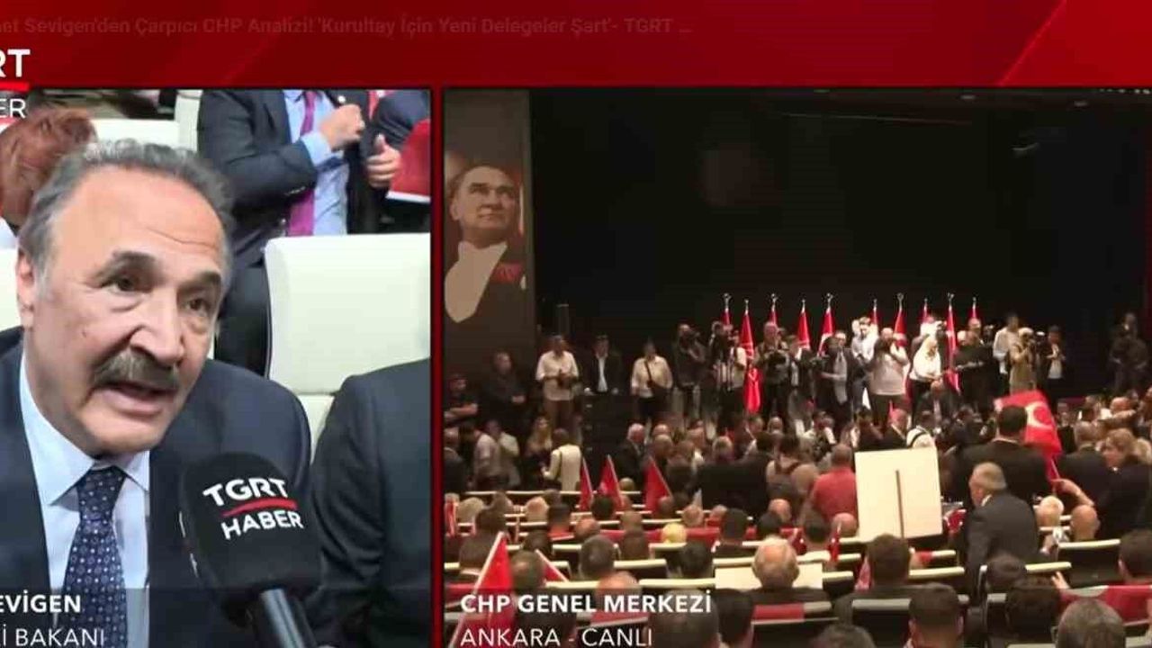 Mehmet Sevigen: 'CHP'nin bir tane genel başkanı var. O da Ge
