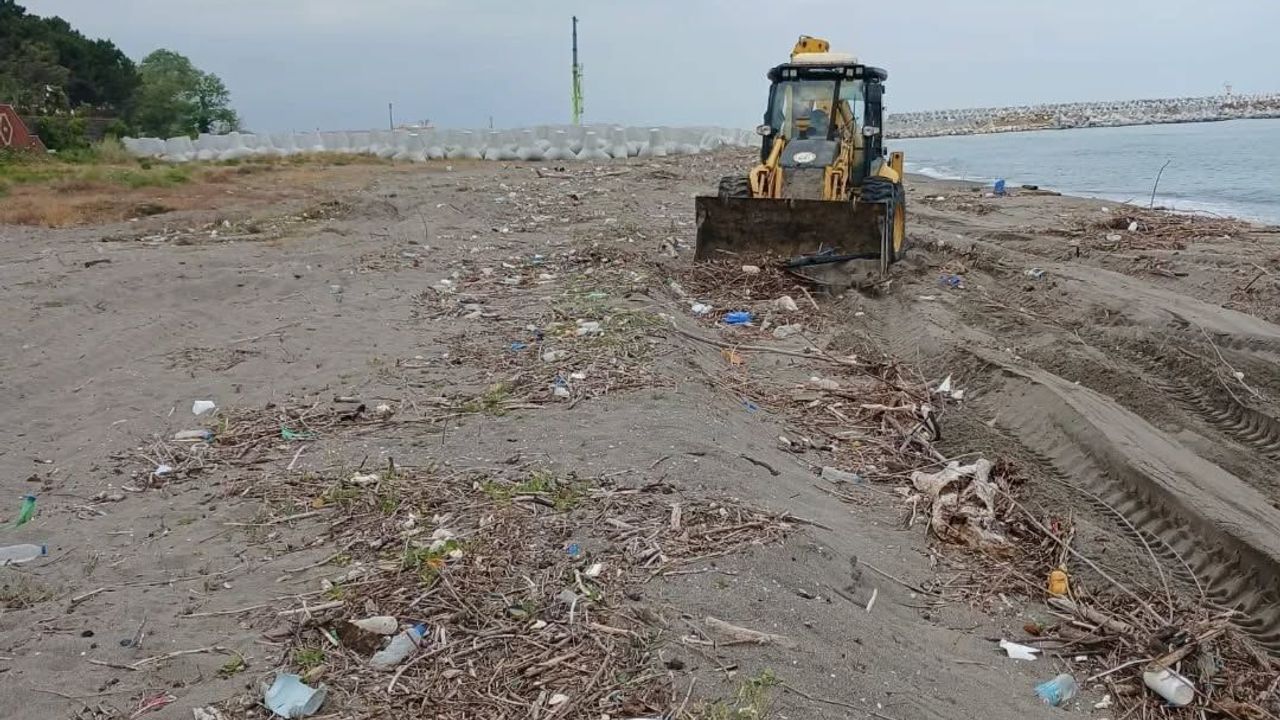 Melenağzı sahilinde yaz sezonu hazırlıkları başladı