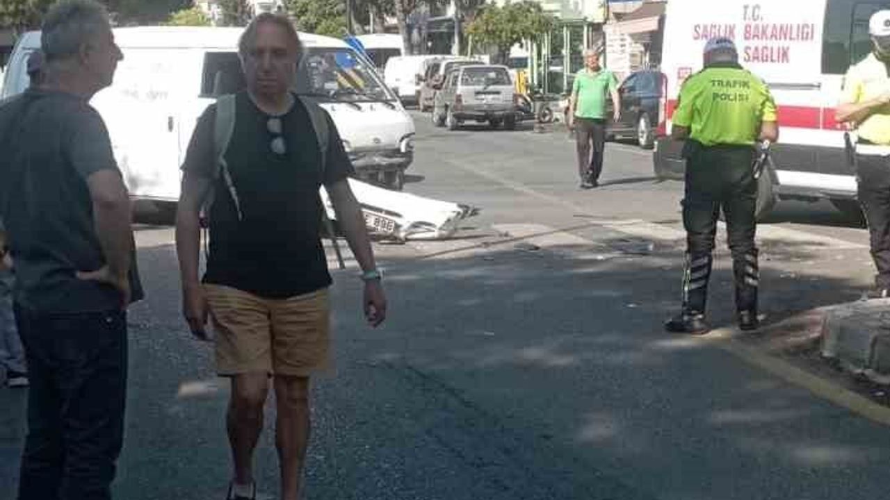Menteşe'de trafik kazası: 1 yaralı