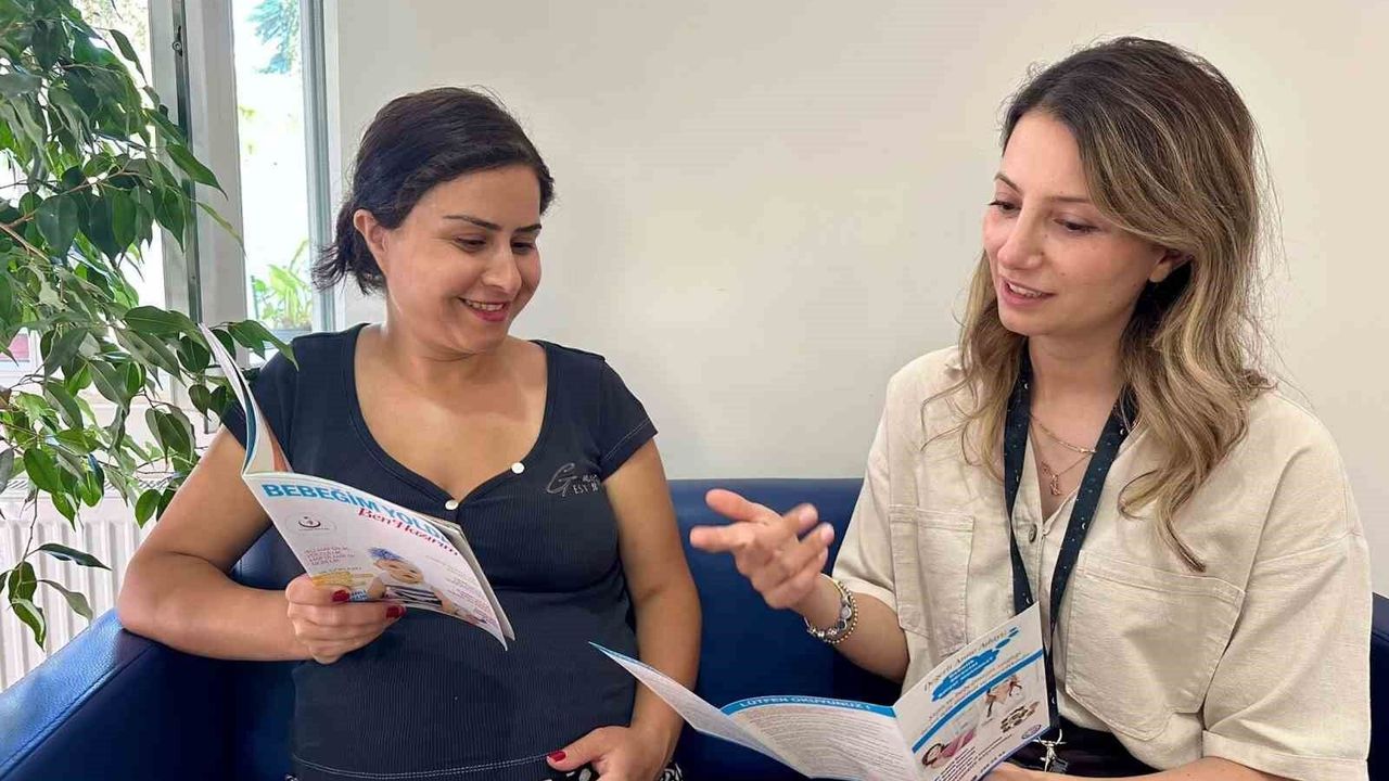 Tekirdağ'da 'Her Gebeye Bir Ebe' uygulamasıyla anne adayları