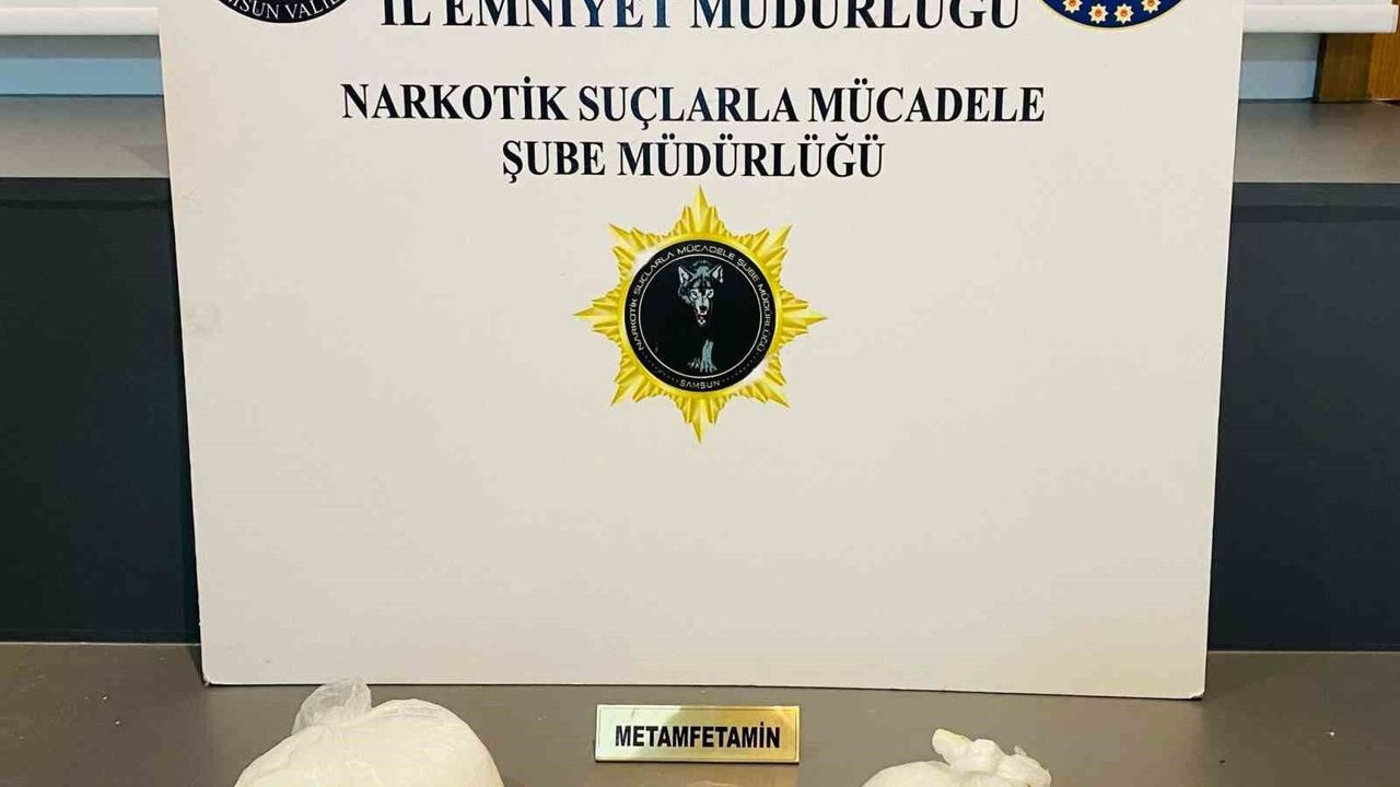 Uyuşturucu operasyonunda 1 kilo metamfetamin ele geçirildi