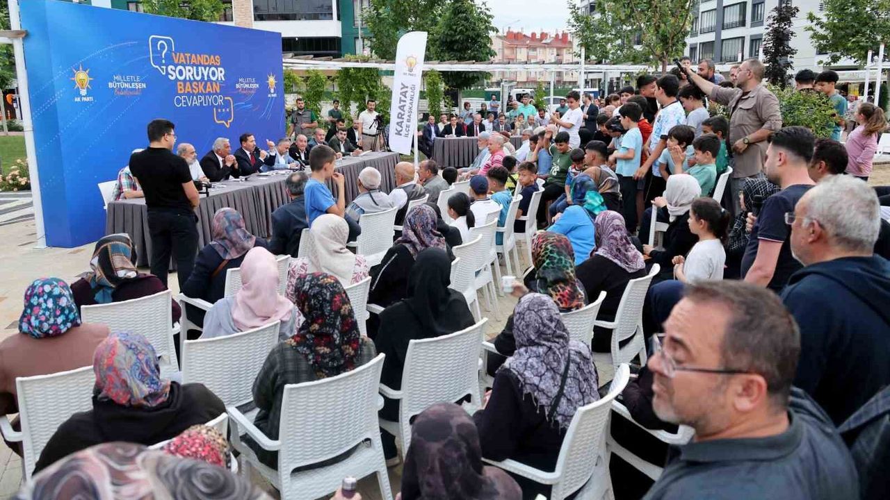 'Vatandaş Soruyor, Başkan Cevaplıyor' buluşmaları Karatay'da