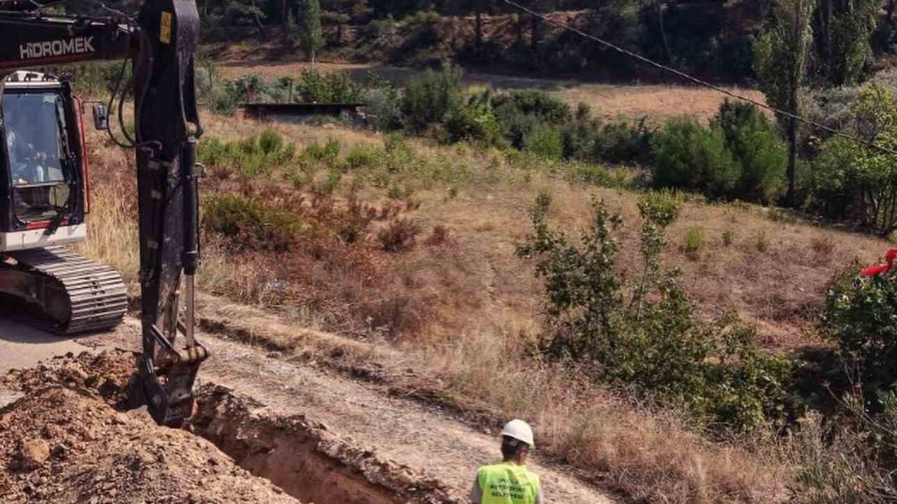 MUSKİ, Yatağan'da Bin metrelik terfi hattını yeniliyor