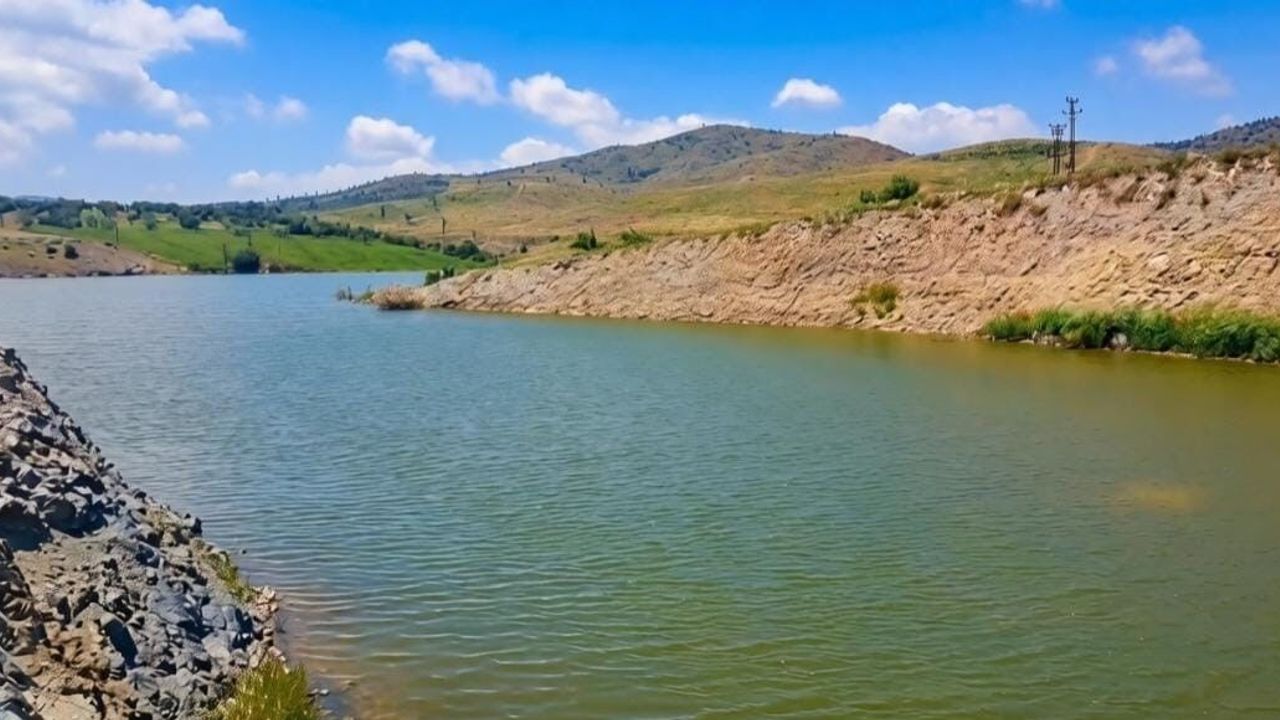 Kilis'te yağışlar göletleri canlandırdı