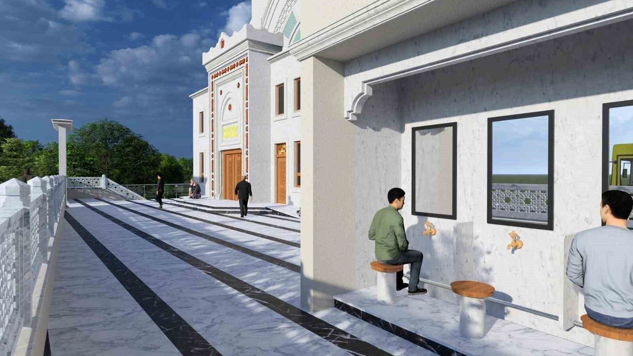 Nurtepe Merkez Camii’nin temeli atıldı