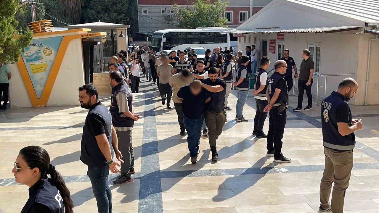 Şanlıurfa'da Yasa Dışı Bahis Operasyonu: 47 Şüpheli Adliyeye Sevk Edildi