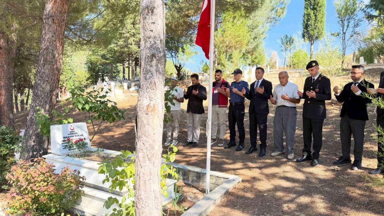 Şaphane'de Şehit İbrahim Özkan, şehadet yıl dönümünde anıldı