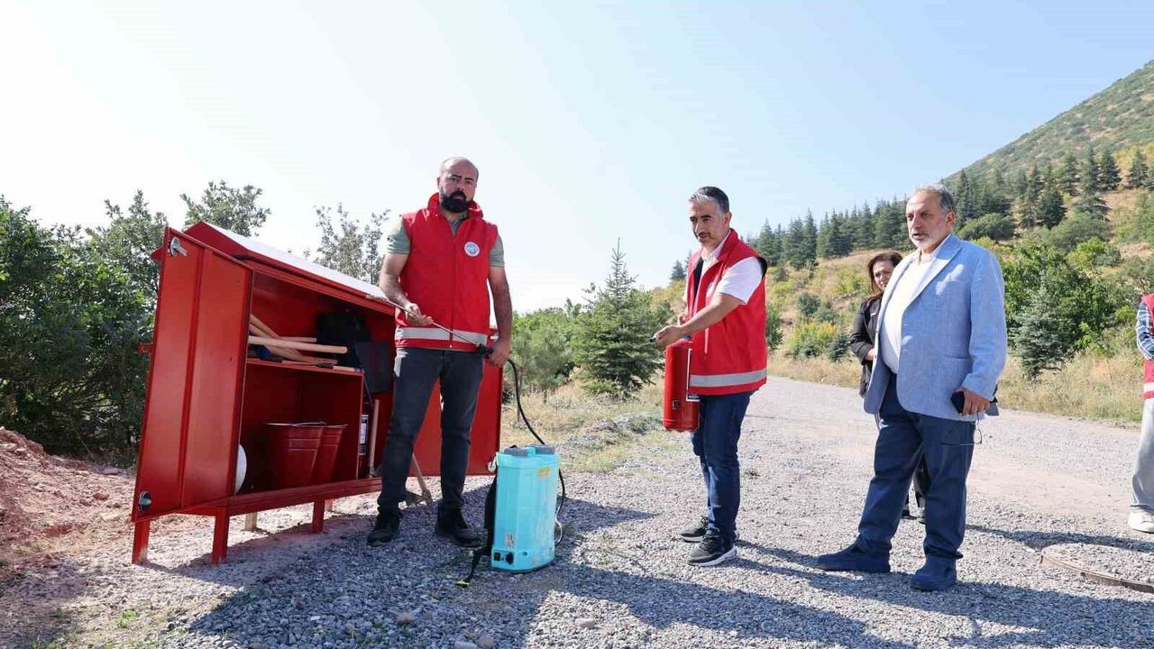 Talas’ta Yangına Karşı ‘Yangın Kalkanı’