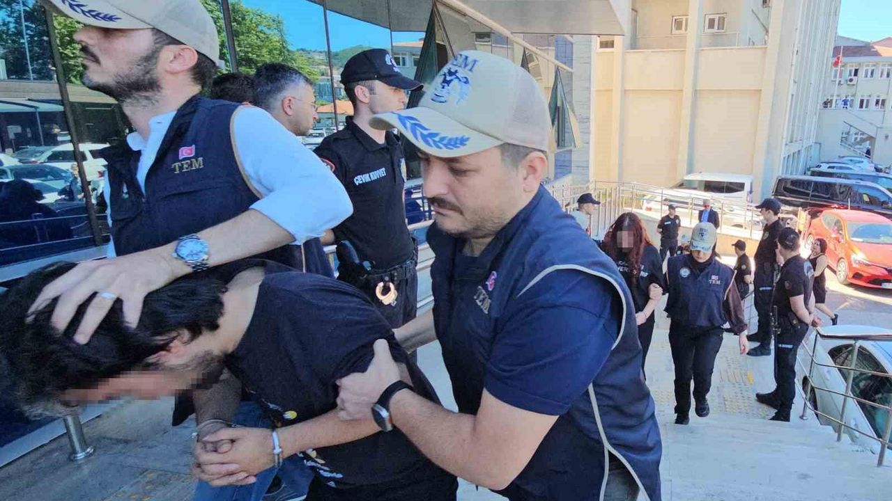 Zonguldak’ta terör örgütü operasyonunda tutuklanan 3 öğrenci hakim karşısında