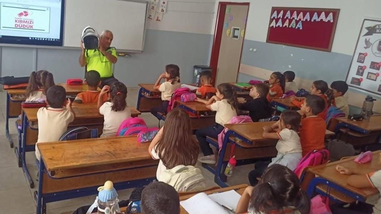 Kilis'te öğrencilere trafik eğitimi