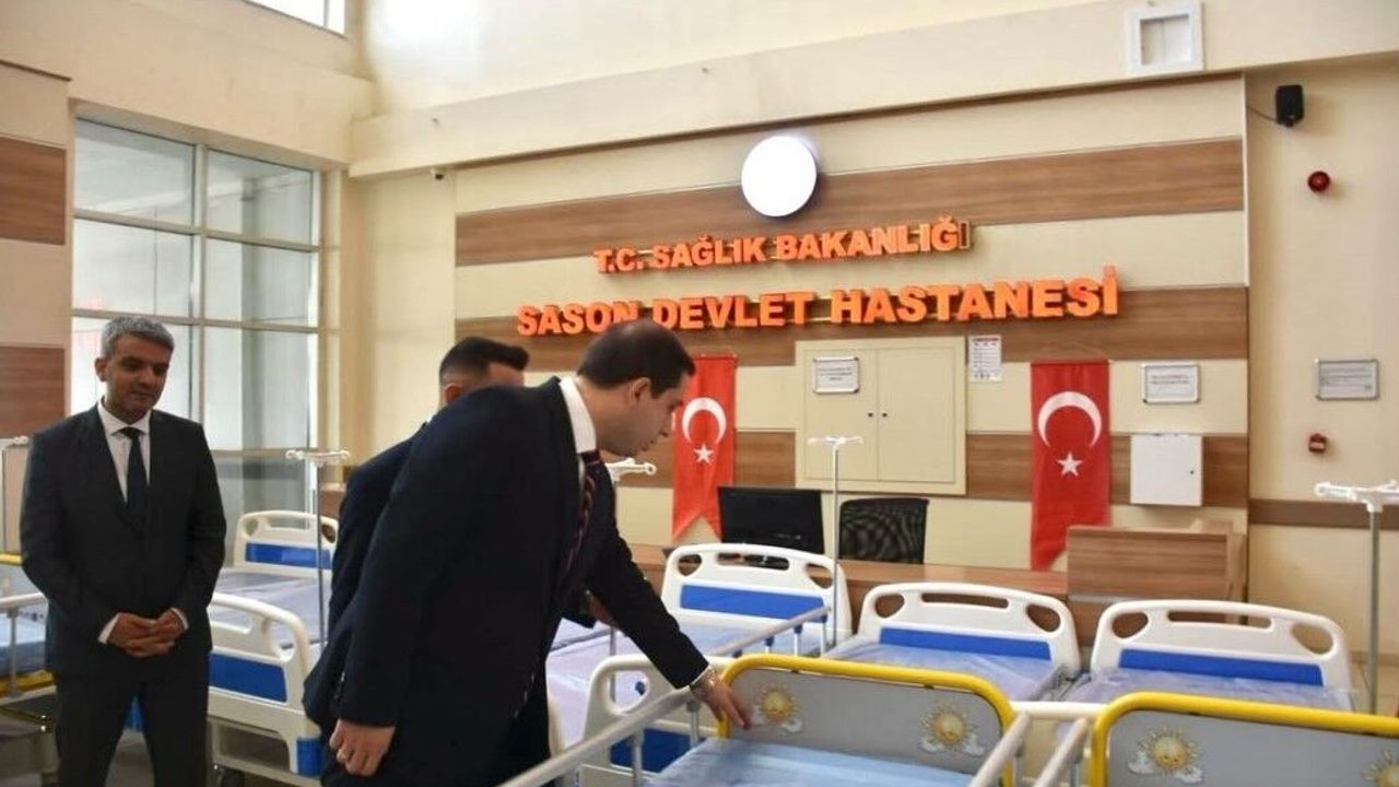 Sason'da yatağa bağımlı vatandaşlar için 10 hasta yatağı temin edildi