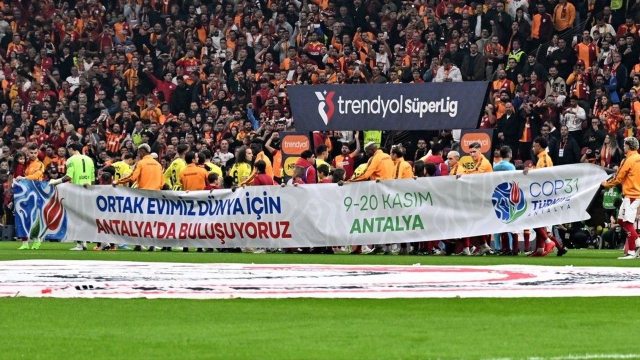 Trendyol Süper Lig'de 9. haftaya COP31 damgası