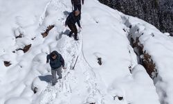 Çamlıhemşin’e bağlı 6 köy, 5 yayla yolu çığdan dolayı kapalı
