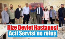 Rize Devlet Hastanesi Acil Servisi’ne rötuş