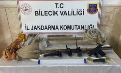 Bilecik’te kaçak kazı yapanlar suçüstü yakalandı