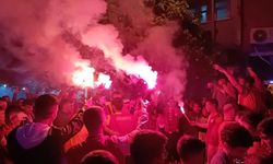 Türkeli’de Galatasaray taraftarları şampiyonluğu kutladı