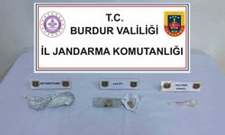 Burdur’da 34 gram uyuşturucu ele geçirildi