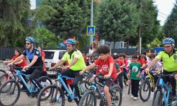 Dünya Bisiklet Gününde miniklerle pedal çevirdiler
