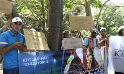 Dünya Çevre Günü’nde Dilek Yarımadası Milli Parkı’nda kıyı temizliği yapıldı