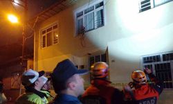 Malatya’da hasarlı evde göçük meydana geldi