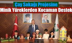 Çay Sokağı Projesine Minik Yüreklerden Kocaman Destek