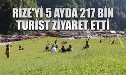 Ah birde güneş olsaydı, Rize’yi 5 ayda 217 bin turist ziyaret etti.