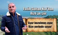 Rize’ye şiir yazdı: ‘Ayar bozulmuş ayar, Rize yerinde sayar ‘