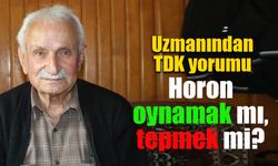 İşin uzmanından “Horon tepmek mi oynamak mı” tespiti