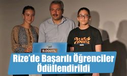 Rize’de Başarılı Öğrenciler Ödüllendirildi