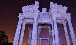 Aydın’daki antik kentlerin gece görüntüleri mest ediyor