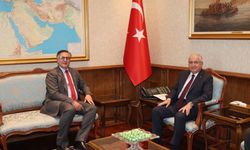Bakan Güler, Romanya’nın Ankara Büyükelçisi Tinca’yı kabul etti