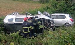 Samsun’da zincirleme trafik kazası: 5 yaralı