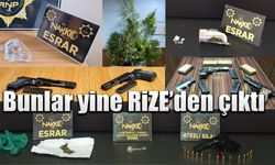 Rize'de uyuşturucu madde ve kaçak silah ele geçirildi!