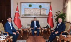 Vali Şahin, Çavuşoğlu’nu ağırladı