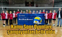 Kamu Spor Oyunları şampiyonları belli oldu