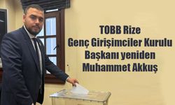 TOBB Rize Genç Girişimciler Kurulu başkanı yeniden Muhammet Akkuş