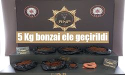 Rize'de 5 Kg Bonzai ele geçirildi.