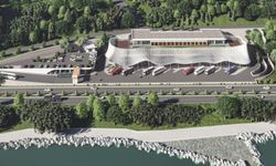 Rize'de yeni otobüs terminali çalışmaları devam ediyor.