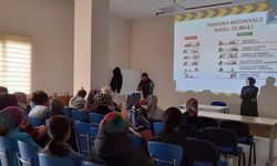 Bayburt’ta kız öğrenci yurdunda ’İş Sağlığı ve Güvenliği Semineri’ düzenlendi