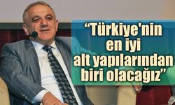 “Türkiye'nin en iyi altyapılarından biri olacağız”