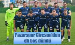 Pazarspor son dakikalarda yediği golle mağlup oldu