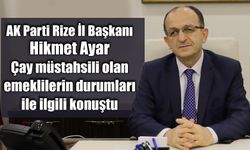 İl Başkanı Ayar 'konuyu bizzat Cumhurbaşkanımıza arz ettim'