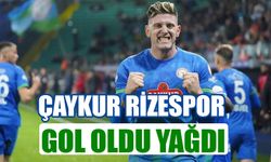 Çaykur Rizespor Pendikspor'u adeta gole boğdu 5-1