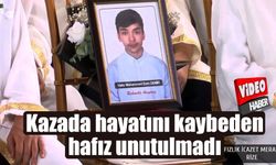 Kazada hayatını kaybeden hafız unutulmadı