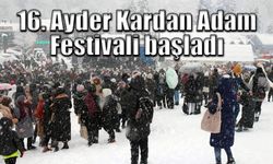 16. Ayder Kardan Adam Festivali başladı