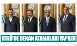 Recep Tayyip Erdoğan Üniversitesi'nde 4 dekanın atamaları yapıldı